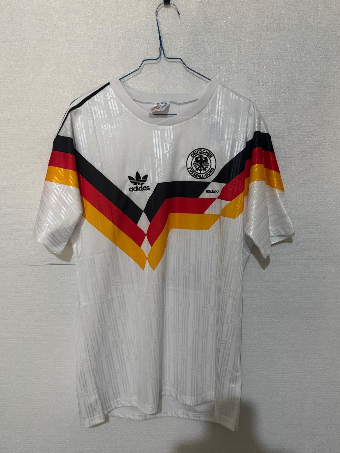 Germany Home 1990 World Cup Retro Jersey – Klinsmann #18 – Camel Kits